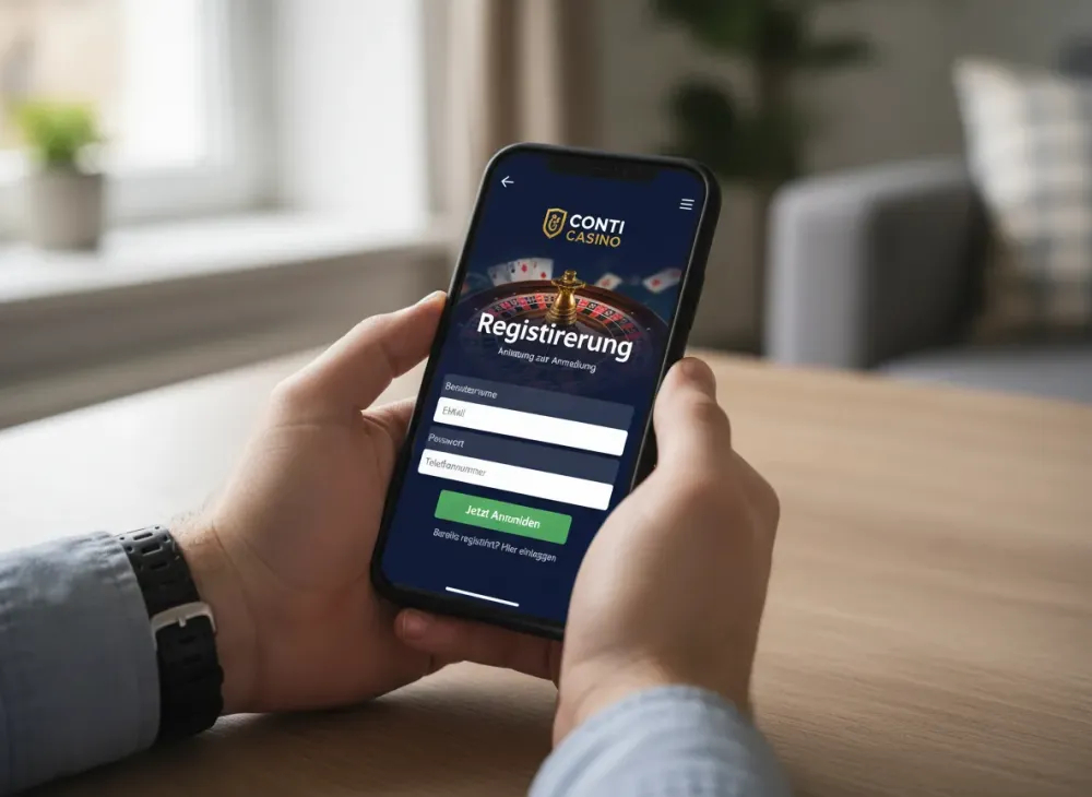 Conti casino registrierung Anleitung zur Anmeldung
